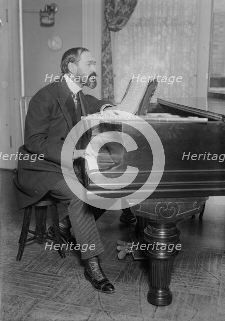 Georges Barrere [at piano], between c1915 and c1920. Creator: Bain News Service.