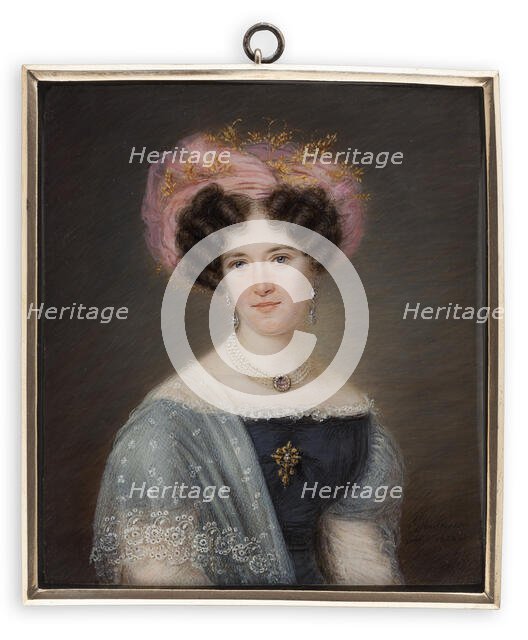 Portrait of a lady, 1828. Creator: Anders Gustaf Andersson.