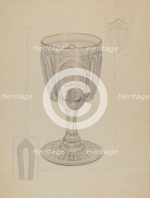 Goblet, c. 1936. Creator: Gertrude Lemberg.