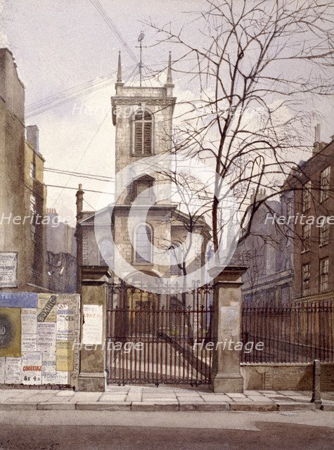 St Olave Jewry, London, 1887. Artist: John Crowther