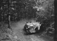 Salmson taking part in a motoring trial, c1930s. Artist: Bill Brunell.