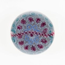 Paperweight, France, c. 1845-60. Creator: George Bacchus & Sons.