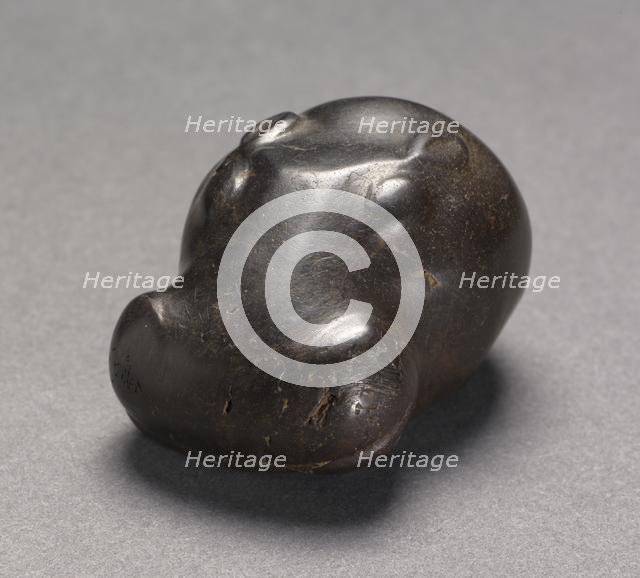 Weight in the Form of a Hippopotamus Head, c. 1540-1296 BC. Creator: Unknown.