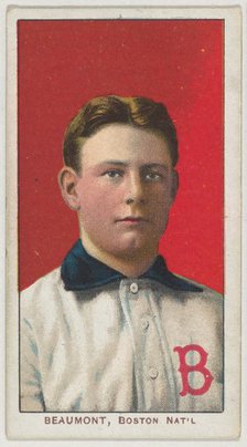 Beaumont, Boston, National League, from the White Border series (T206) for the American..., 1909-11. Creator: American Tobacco Company.