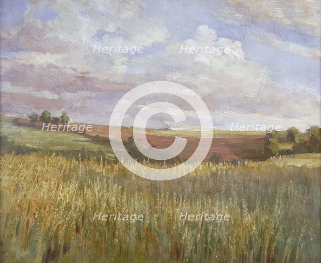 'The Cornfield', c1864-1930.                            Artist: Anna Lea Merritt