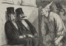 Au bal de lopéra: tu tamuse trop. Creator: Honoré Daumier (French, 1808-1879).