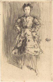 Elinor Leyland, 1873. Creator: James Abbott McNeill Whistler.