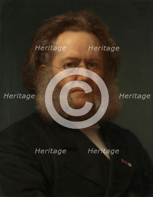 Henrik Ibsen, 1879. Creator: Henrik Olrik.