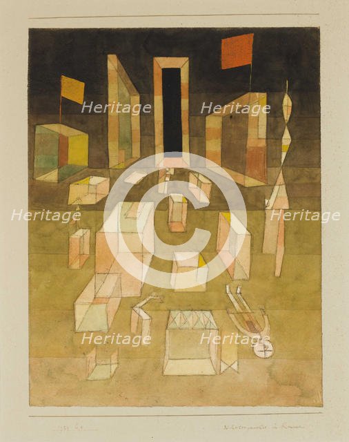 Nichtcomponiertes im Raum (Uncomposed in Space), 1929. Creator: Klee, Paul (1879-1940).