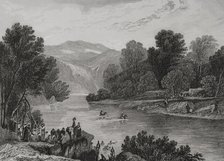 Banks of the Jordan River, 1840. Creator: Aubert.
