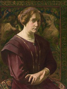 Anna Filiabella, portrait of the artist's wife, 1913. Creator: George-Daniel de Monfreid.