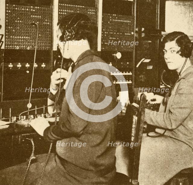 'London-New York Telephone Service', c1930. Creator: Unknown.