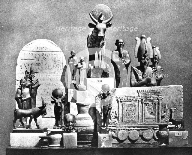 Artifacts, Memphis Saqqara, Egypt, 1893. Artist: Auguste Edouard Mariette