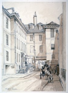 Austin Friars Street, City of London, 1851.  Artist: Thomas Colman Dibdin