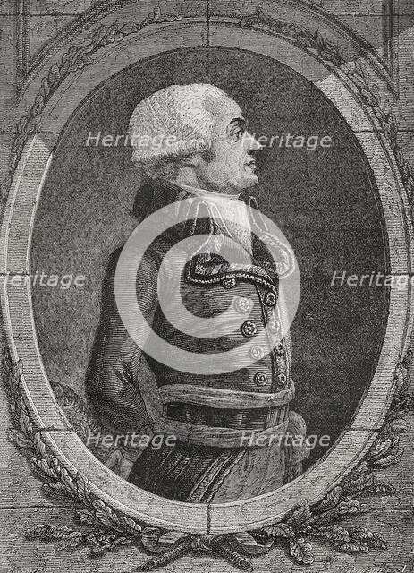 Charles François Dumouriez (1739-1823), French general in the French Revolutionary Wars, 1876.  Creator: Pannemaker.