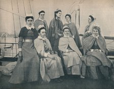 'Off to the War! Nurses on a Liner bound for Cape Town', c1900. Creator: Unknown.