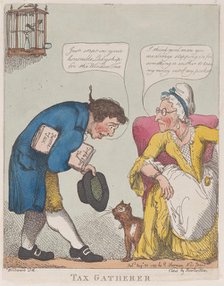 Tax Gatherer, August 30, 1799., August 30, 1799. Creator: Thomas Rowlandson.
