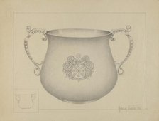 Silver Caudle Cup, 1936. Creator: Amelia Tuccio.