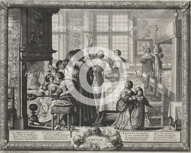 The Four Seasons: Winter, 1635. Creator: Abraham Bosse (French, 1602-1676).