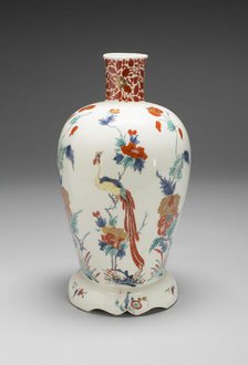 Vase, England, c. 1755. Creator: Bow Porcelain Factory.