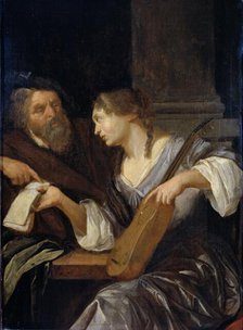 The music lesson, 1660-1690. Creator: Jacob Toorenvliet.