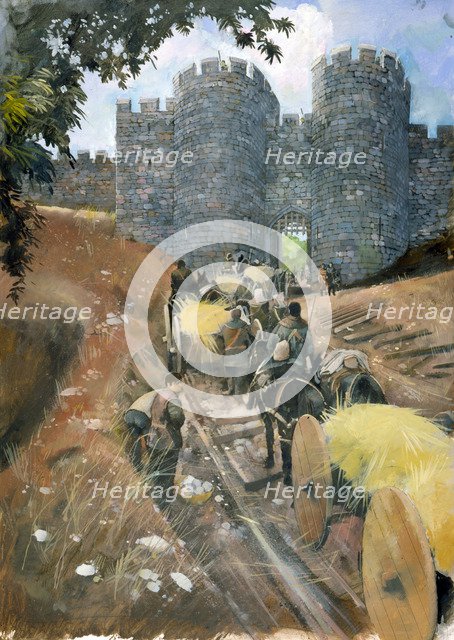 Beeston Castle, c13th century, (c1990-2010). Artist: Ivan Lapper.