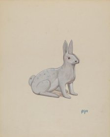 Rabbit, c. 1936. Creator: Rex F Bush.