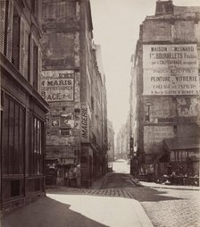 Rue Saint-Jacques, 1864-before February 1867. Creator: Charles Marville.