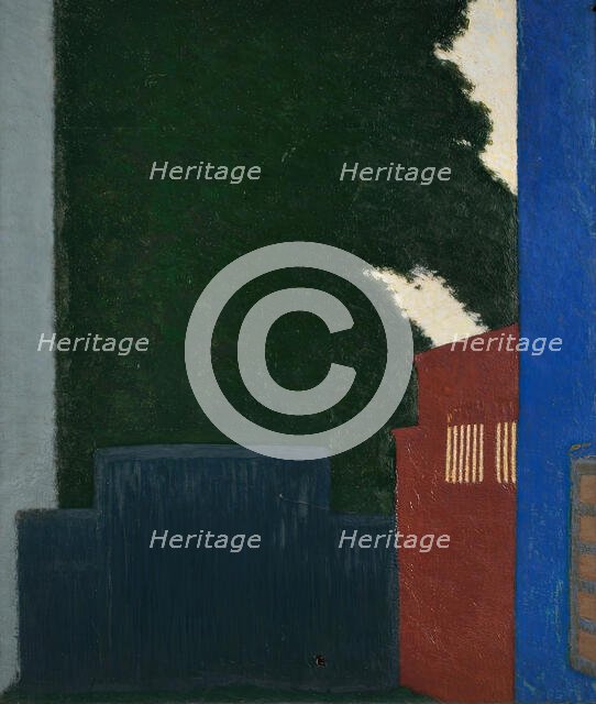 The red and the black gate, 1920. Creator: Pelle Swedlund.