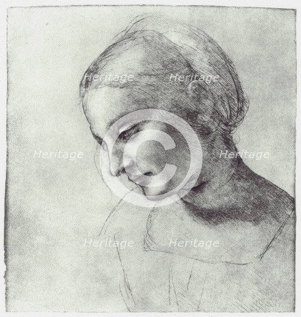 'The Head of a Madonna', c1484-1486. Artist: Leonardo da Vinci