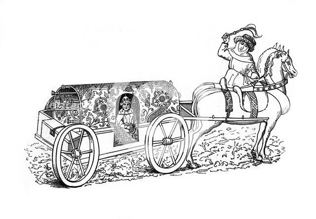 Coach, mid-late 15th century. Artist: Henry Shaw