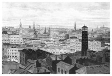View from the dome of the Law Courts, Melbourne, Victoria, Australia, 1886. Artist: Unknown