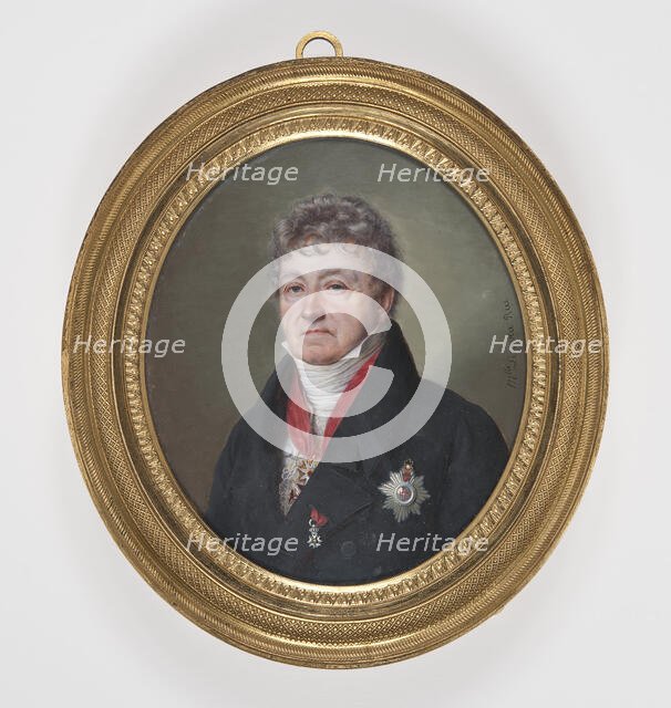 Portrait of a noble man, early 19th century. Creator: Lizinska de Mirbel.
