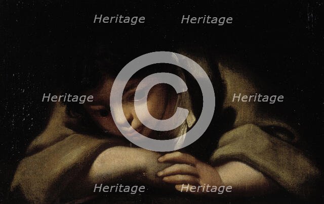 A boy resting, c1600. Creator: Bartolomeo Schedoni.