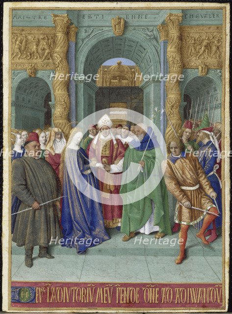 The Marriage of Mary and Joseph (Hours of Étienne Chevalier). Artist: Fouquet, Jean (1420–1481)
