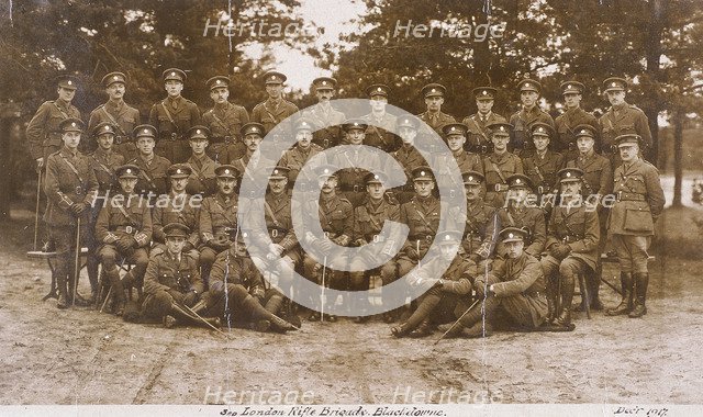 3rd London Rifle Brigade, Blackdowne, 1917. Artist: Anon