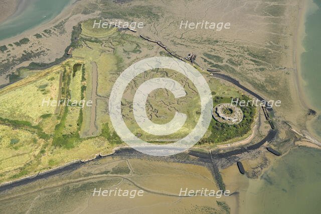 Hoo Fort, part of the defences for the naval dockyard at Chatham, Medway, 2024. Creator: Damian Grady.