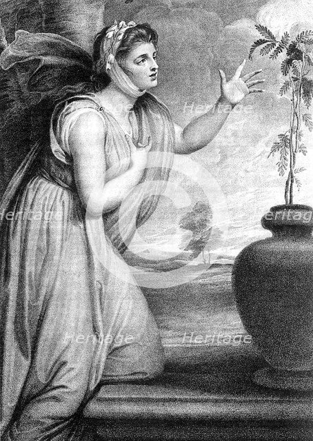 Lady Emma Hamilton, wife of Sir William Hamilton and mistress of Horatio Nelson. Artist: Unknown