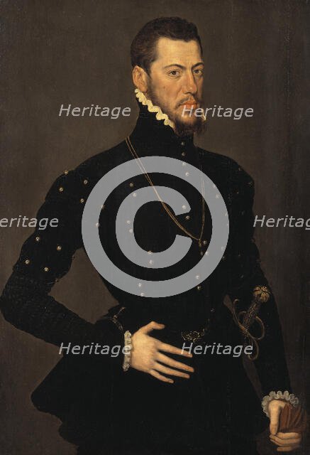 Portrait of a Spanish Nobleman, c16th century. Creator: School of Antonis Mor.