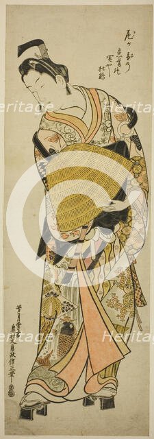 The Actor Onoe Kikugoro I as Soga no Goro, c. 1744. Creator: Okumura Masanobu.