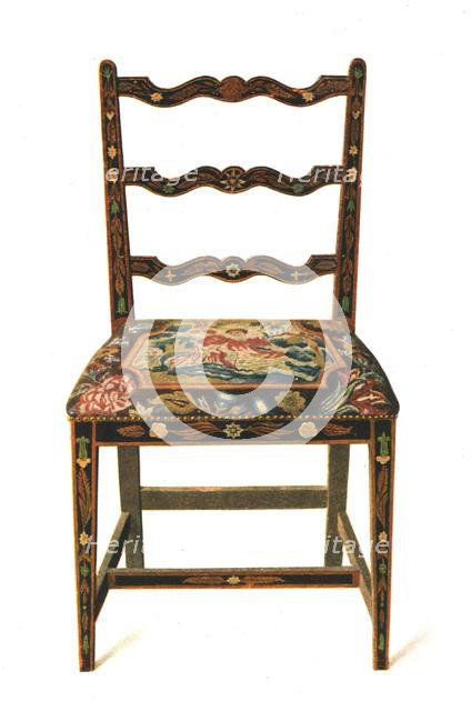 Painted Chair, 1908. Creator: Shirley Slocombe.