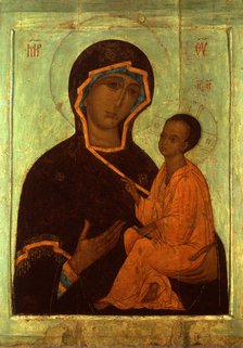 The Virgin of Tikhvin, 16th century.