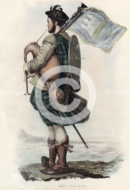 Mac Cruimin, from The Clans of the Scottish Highlands, pub. 1845 (colour lithograph)