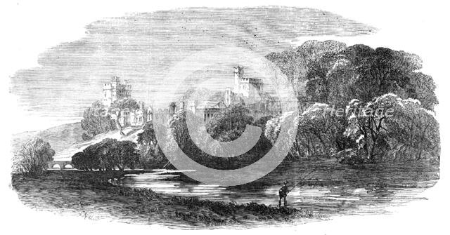 Haddon Hall, from the Bakewell-Road, 1854. Creator: S Read.