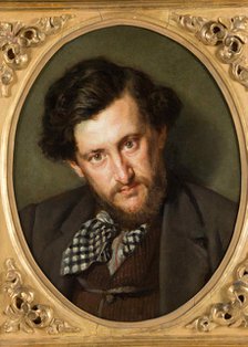 Portrait of Georges Lafenestre (1837-1919), 1865. Creator: Desboutin, Marcellin Gilbert (1823-1902).