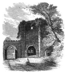 The British Archaeological Association at Exeter - Rougemont Castle: interior of gateway..., 1861. Creator: Unknown.