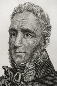 Portrait of Francisco Espoz y Mina (1781-1836), Spanish military, 1845.  Creator: Jose Gomez.