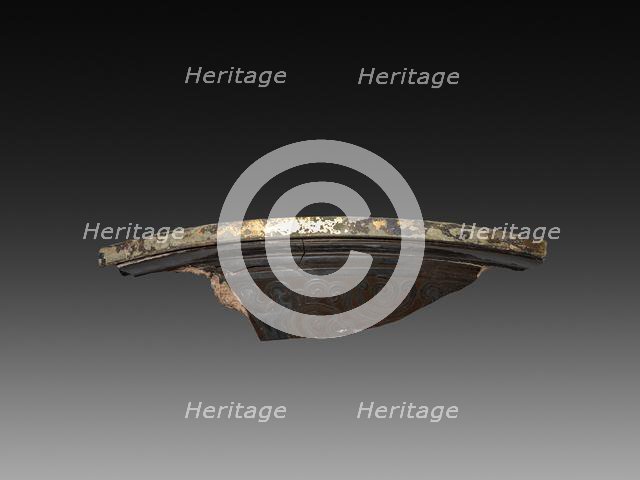 Fragment of a Lacquer Tray, 9-24. Creator: Unknown.