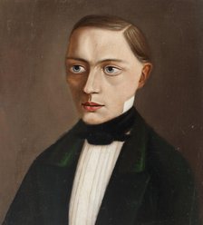 Portrait of Frithiof Holmberg, 1853. Creator: Werner Holmberg.