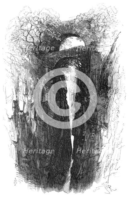 The Devon Valley Railway in Scotland: the Rumbling Brig, 1869. Creator: Unknown.